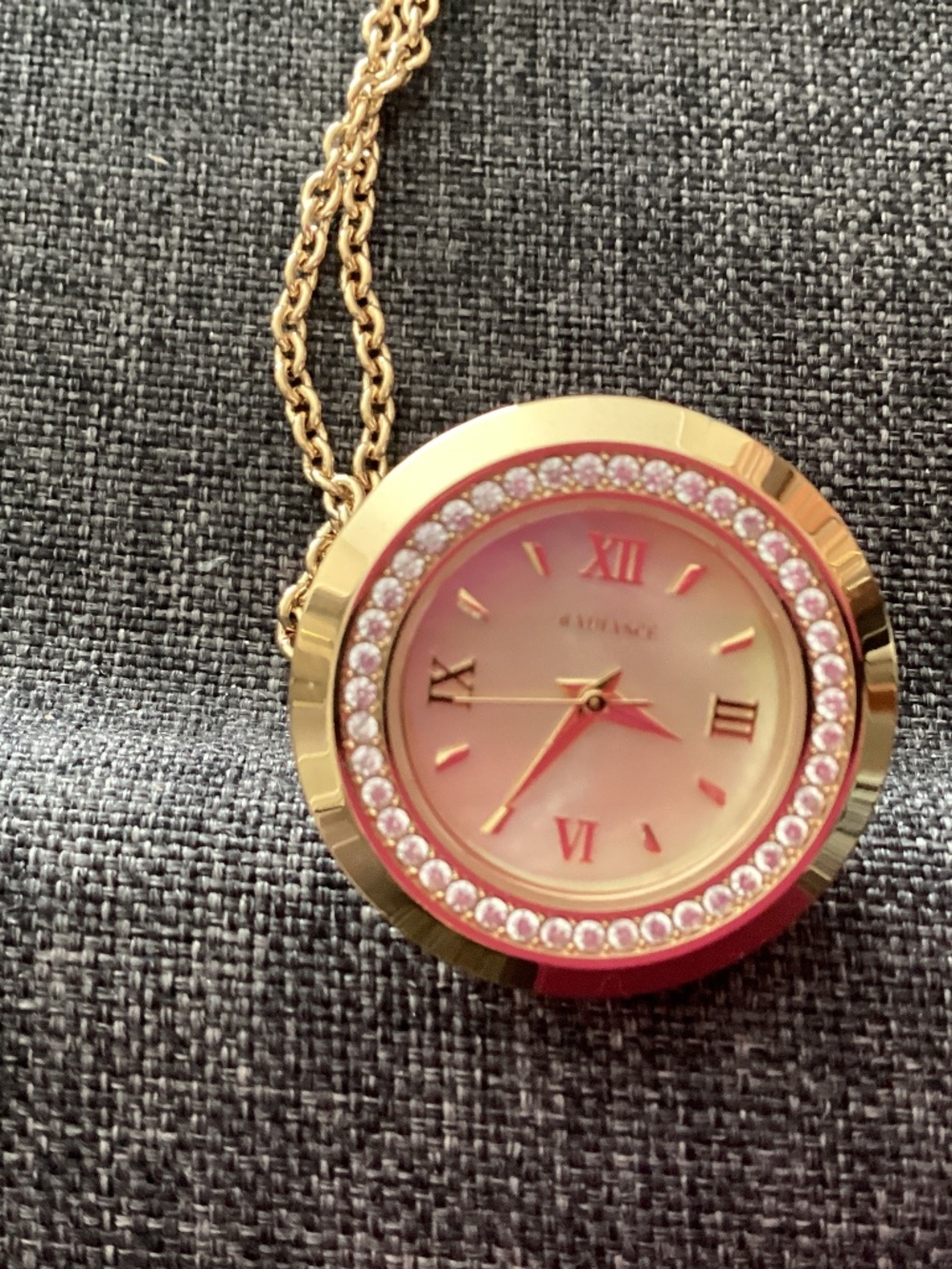 Radiance pendant watch by HSN
